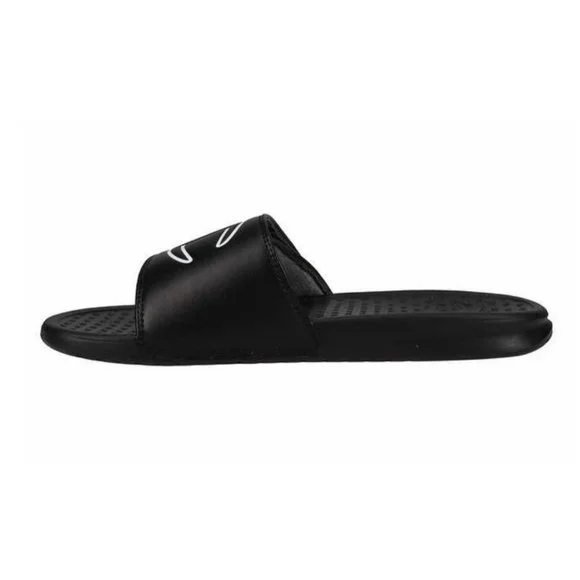 CHAMPION Sandals Women's 7 Monogram Cushion Mega Slides Unisex Adult Black Shoes - Picture 6 of 9